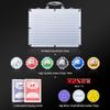 Poker Chips with Numbers,500PCS Poker Chip Set with Aluminum Travel Case,11.5 Gram Poker Set for Texas Holdem and Blackjack Gambling. view 2