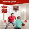 Basketball Hoop Indoor for Kids-Over The Door Mini Basketball Hoop with LED Light, Scoreboard, Remote Control and 3 Modes & Balls-Boys Girls Toys for Ages 3 4 5 6 7 8 9 10 + Years Old Birthday Gifts view 3