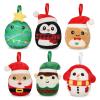 6 Pcs Mini Plush Christmas Ornaments 3.15 Cute Plush Ornament for Christmas Tree Decoration, Collectible Soft & Squishy Small Stuffed Animal Toy - Stocking Stuffers, Gift for Kids view 1
