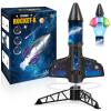 Rocket Launcher for Kids -200 Feet of Flight Altitude, Auto Electric Rocket Toys with Safe Parachute, Outdoor Summer Yard Toys Easter Birthday Gifts for Boys & Girls Age 6 7 9 10 12 8-13 Years Old view 1