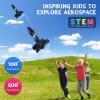 Rocket Launcher for Kids -200 Feet of Flight Altitude, Auto Electric Rocket Toys with Safe Parachute, Outdoor Summer Yard Toys Easter Birthday Gifts for Boys & Girls Age 6 7 9 10 12 8-13 Years Old view 2