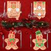 48 Count Christmas Party Plates Gingerbread Party Decorations Gingerbread House Plates Decorations Gingerbread Man Xmas Holiday Disposable Paper Platter for Merry Christmas Winter Tableware Supplies view 4