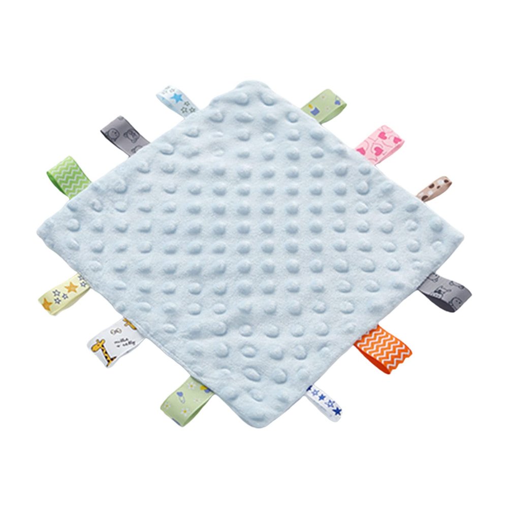 Baby Appease Towel Soft Soother Teether Infants Comfort Sleeping Nursing Cuddling Square Sensory Security Blanket