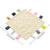 Baby Appease Towel Soft Soother Teether Infants Comfort Sleeping Nursing Cuddling Square Sensory Security Blanket view 3