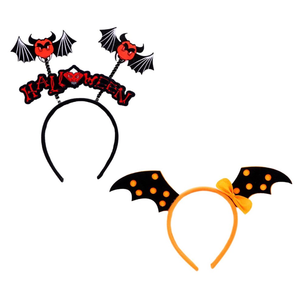 2pcs Halloween Headband Halloween Headdress Halloween Headpiece Party Head Boppers Halloween Vampire Costumes Makeup Headband Tiara Aldult Props Child Non-woven Fabric/815