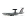 CHICHIYANG US E-3 E3 Sentry AWACS Airplane 1:200 Simulation Aircraft Model Toy Collection Alloy ABS Plastic Aviation Plane view 4
