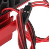 Dual Fan Motor Heatsink, ESC Cooling Fan Set Motor Cooling Dual Set for Slash 4x4 VXL 1/10 Rustler 4x4 VXL Stampede Hoss (Red view 3
