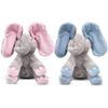 Dimple Kaia and Kyle Elephant Stuffed Animal Toy Set - Animated Plush Singing Elephant, Interactive Musical Peek-a-Boo for Babies, Kids - Baby Stuffed Animals Toy for Toddlers, Ages 0 and Up view 1