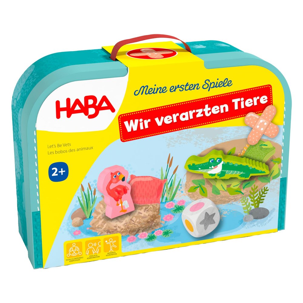 My first games We have animal doctors, doctor's case with two game ideas to understand early rules, take care of animals in a fun way, for children to