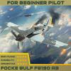ANBURI RC Plane 4 Channel RC Airplane FW190 Ready to Fly with Upgraded Xpilot Stabilization System & One Key Aerobatic, Remote Control Airplanes for Beginners Adult view 2