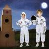 Aifawile Baby Astronaut Outfits Toddler Boy Girl Astronaut Costume Space Suit Romper Cosplay Party Jumpsuit Halloween Clothes (White Astronaut, 4-5 Years) view 2