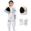 Aifawile Baby Astronaut Outfits Toddler Boy Girl Astronaut Costume Space Suit Romper Cosplay Party Jumpsuit Halloween Clothes (White Astronaut, 4-5 Years) view 3