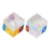 2Pcs Mini Optical Crystal Photography Prism, 14mm Crystal Cube for Teaching Playing Photography Optical Glass Dispersion Prism Cube for Physics Teaching Art Decor view 3