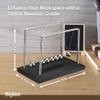 7 Beads Newtons Cradle Balance Balls Desk Toy  Black Wooden Base Office Decoration, Fun Science Physics Toy for Home, Bedroom, or Living Room, Great Gift for Christmas view 4