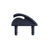 StiNGZjdM 20 pcs/Lot Nylon Fixed Tip Protector Wing Retainer Skids Protecting Corner for RC Aircraft Model Accessories(20 pcs Black) view 1