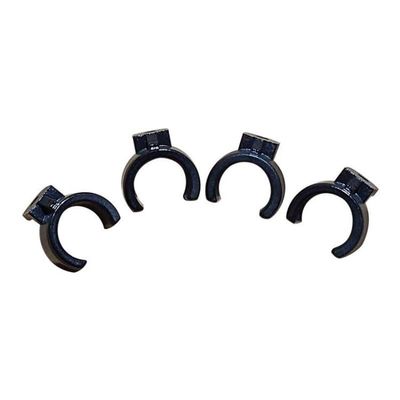 StiNGZjdM 5 Pcs Black Plastic Filter Mounting Clip/Fuel Line Clip Not Include Metal Filter for RC Fuel Filter Accesrrories