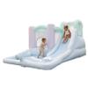 Bounceland Splash Zone Dream Wet or Dry Bounce House Water Slide, 11.5ftL x 9ftW x 6ftH, Pastel Color, Spacious Bounce Area, Splash Pool, Climbing Wall, Blower Included, Trendy Kids Outdoor Play view 1