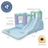 Bounceland Splash Zone Dream Wet or Dry Bounce House Water Slide, 11.5ftL x 9ftW x 6ftH, Pastel Color, Spacious Bounce Area, Splash Pool, Climbing Wall, Blower Included, Trendy Kids Outdoor Play view 3