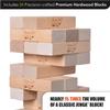 Jenga Giant Challenge, Stacking Game with Tournament Chart & Travel Bag, Party Game for Kids & Adults, Stacks to 3 Feet view 4