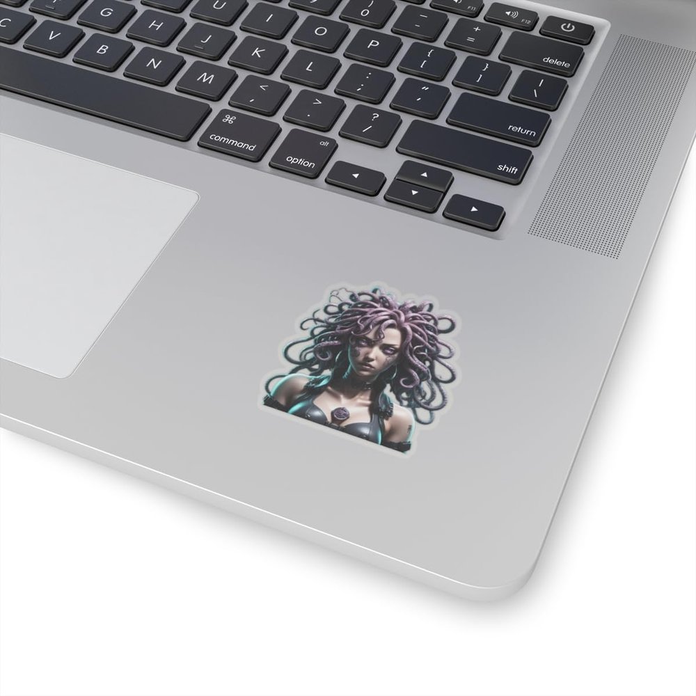 Medusas Gaze Kiss-Cut Stickers Greek Mythology Art for Fantasy Lovers