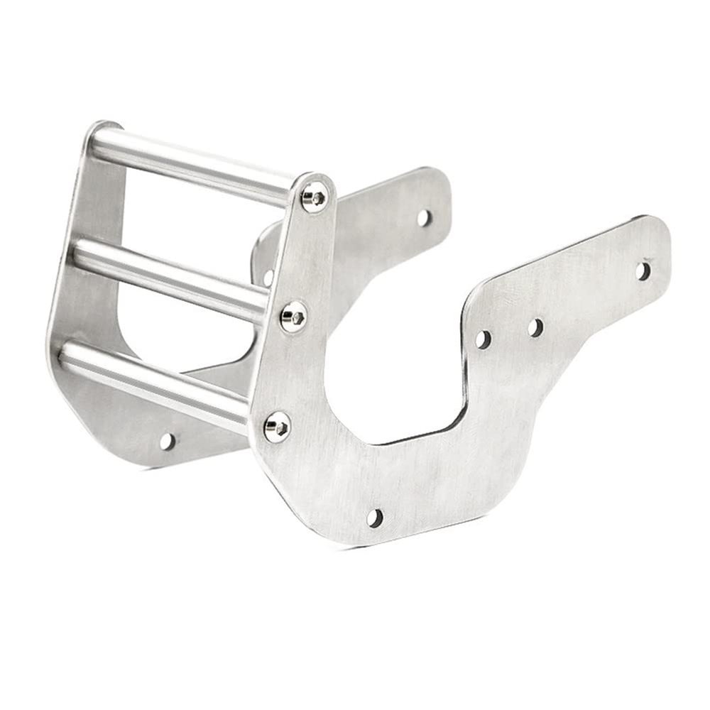 1/8 Stainless Steel RC Truck Front Bumper Spare Part Set for LOSI LMT 4WD Solid Axle Monster