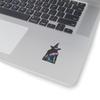 Galaxy Witch Kiss-Cut Sticker, Witchcraft Art, Witchy Laptop & Journal Decor view 2