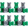 STOBAZA 24 Pcs Train Track Toys Bridge Support Train Track Bridge Supports Train Bridge Riser Train Track Support Risers Train Accessories Track Accessories for Wooden Train Plastic view 1