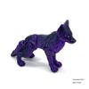 Articulated Wolf 3-D Printed, 1pc Black and Purple Wolf Toy, Fidget 3D Printed Gift for Him, Executive Office Desk Toy, Home Decor (Medium) view 2