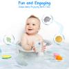 Baby Bath Seat for Babies 6 Months & Up - Bathtub Seats for Babies Sitting Up with Rinse Cup, Non-Slip, Comfortable, Infant Bath Essentials Gray view 4