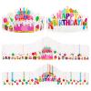 Atiloy 30 Pieces Birthday Crowns for Classroom Adjustable Cute Happy Birthday Hats Colorful Paper Party Crown for Kids DIY view 1
