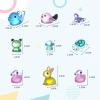 200PCS Luminous Mini Resin Ducks Tiny Frog Flamingo Glow in The Dark Animals Mushroom Rabbit Dolphin Dollhouse Landscape Garden Micro Dcor Aquarium Potted Figurine Turtle Lizard DIY Hide Seek Prank view 2