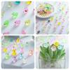 200PCS Luminous Mini Resin Ducks Tiny Frog Flamingo Glow in The Dark Animals Mushroom Rabbit Dolphin Dollhouse Landscape Garden Micro Dcor Aquarium Potted Figurine Turtle Lizard DIY Hide Seek Prank view 4