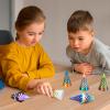 6PCS Impossible Cone,3D Printed Spiral Cone Fidget Toys,Impossible Pyramid Passthrough Sculpture,Stress Relieving Toys for Adults and Kids,Stocking Filler White Elephant Gifts (6 Colors) view 3