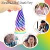 6PCS Impossible Cone,3D Printed Spiral Cone Fidget Toys,Impossible Pyramid Passthrough Sculpture,Stress Relieving Toys for Adults and Kids,Stocking Filler White Elephant Gifts (6 Colors) view 4