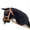 Hobby Horse Big A3 (Horse on stick) with bridle as pictured (black) view 1