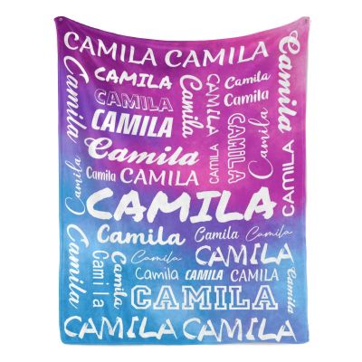 Dr.TOUGH Personalized Baby Blanket with Name for Girls Boys Customized Baby Blanket with Name for Kids Toddler Personalized Name Blankets Gifts for Birthday Christmas