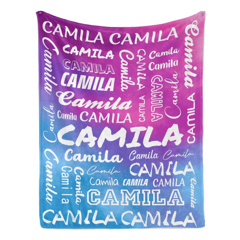Dr.TOUGH Personalized Baby Blanket with Name for Girls Boys Customized Baby Blanket with Name for Kids Toddler Personalized Name Blankets Gifts for Birthday Christmas