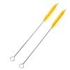 10 Pcs Straw Cleaner Brush Extra Long Nylon Pipe Tube Cleaning Brush for Glass Metal Straw Pot Spout Sippy Cup Bottle Yellow view 4