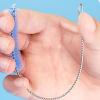 10 Pcs Drinking Straw Cleaning Brush Long Nylon Pipe Cleaner Brush for Glass Metal Straw Pot Spout Sippy Cup Bottle Tube Blue view 4