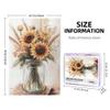 MA6GE8DE Sunflower vase 1000 Piece Puzzle for Adults,Challenging Brain Exercise,Stress Relieving Pleasure,Modern Art Sunflower vase Beauty Puzzles,Great for Relaxation and Display for Puzzle Lovers view 4