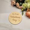 10pcs Baby Holiday Wooden Milestones,DIY Baby First Holiday Milestone Signs,Milestone Cards for Newborn Baby Photo Props, Pregnancy Baby Shower Party Gift Supplies view 3