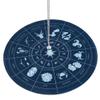 CRASPIRE Constellations Pendulum Mat with 1Pc Natural Opal Crystal Dowsing Necklace Pendant for Dowsing Divination Altar Tarot Card Rubber Pad Board Metaphysical Ceremony Pendulum Supplies view 1
