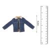 1/12 Scale Jacket, 1/12 Dolls Coat, Long Sleeve Jacket 1/12 Scale Male Figure Clothes, for 6inch Action Figures Accs Dress Up, Blue view 3