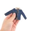 1/12 Scale Jacket, 1/12 Dolls Coat, Long Sleeve Jacket 1/12 Scale Male Figure Clothes, for 6inch Action Figures Accs Dress Up, Blue view 4