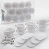12 Sets Mini Coffee Cups Mini Dollhouse Cups Miniatures Tea Mups Food Kitchen Toys for DIY Decoration Craft Accessories (White) view 4