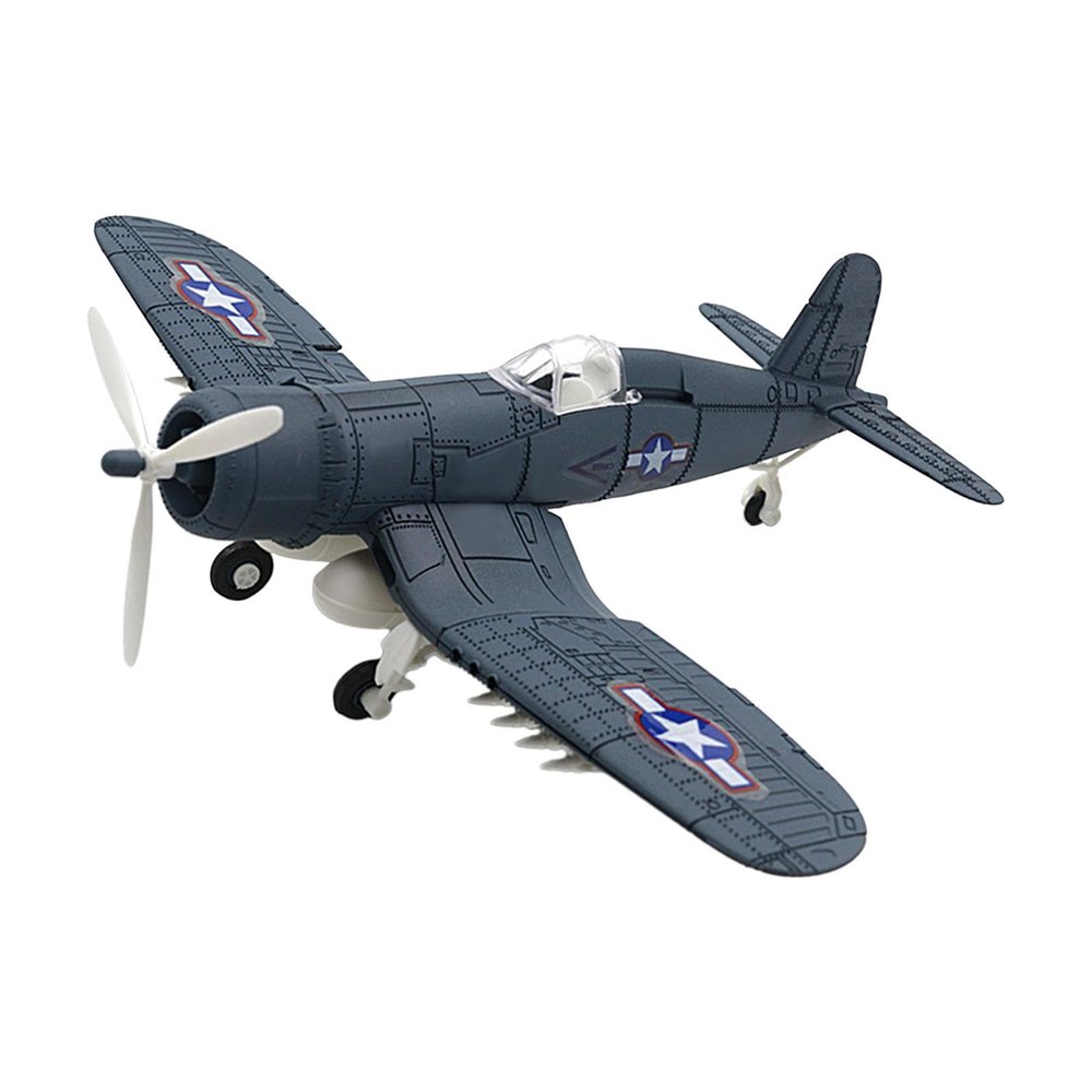 Aviation Enthusiasts' Delight: Fighter Plane Model Kit in 1:48 Scale, Navy Blue