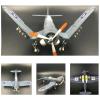 Aviation Enthusiasts' Delight: Fighter Plane Model Kit in 1:48 Scale, Navy Blue view 3