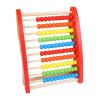 Abacus for Kids Math Math Counting Bead Abacus Hand Eye Coordination Montessori Abacus Toy Wooden Abacus for Children Boys Toddlers 100 Bead, Red view 1