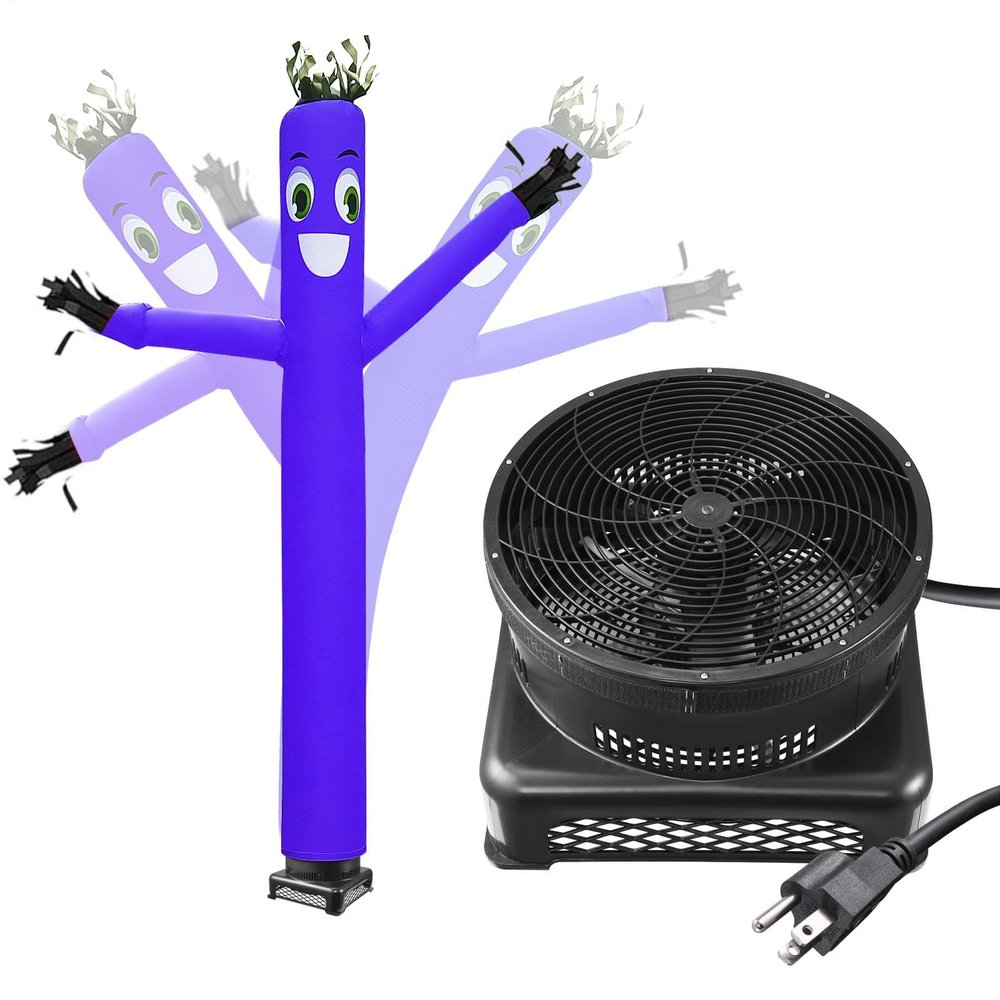 Air Dancers Inflatable Tube Man,20ft Air Dancer Blower,Wacky Waving Inflatable Tube Guy with 18 in Caliber Blower Complete Set Power 750w,Reusable Puppet Dancer for Shop Market Opening Activitie
