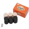 30 Pieces Backgammon Checkers Replacement Set Checker Board Games Playing Game Chips with 2 Dice (Black&Ivory 1.25 inch) view 3